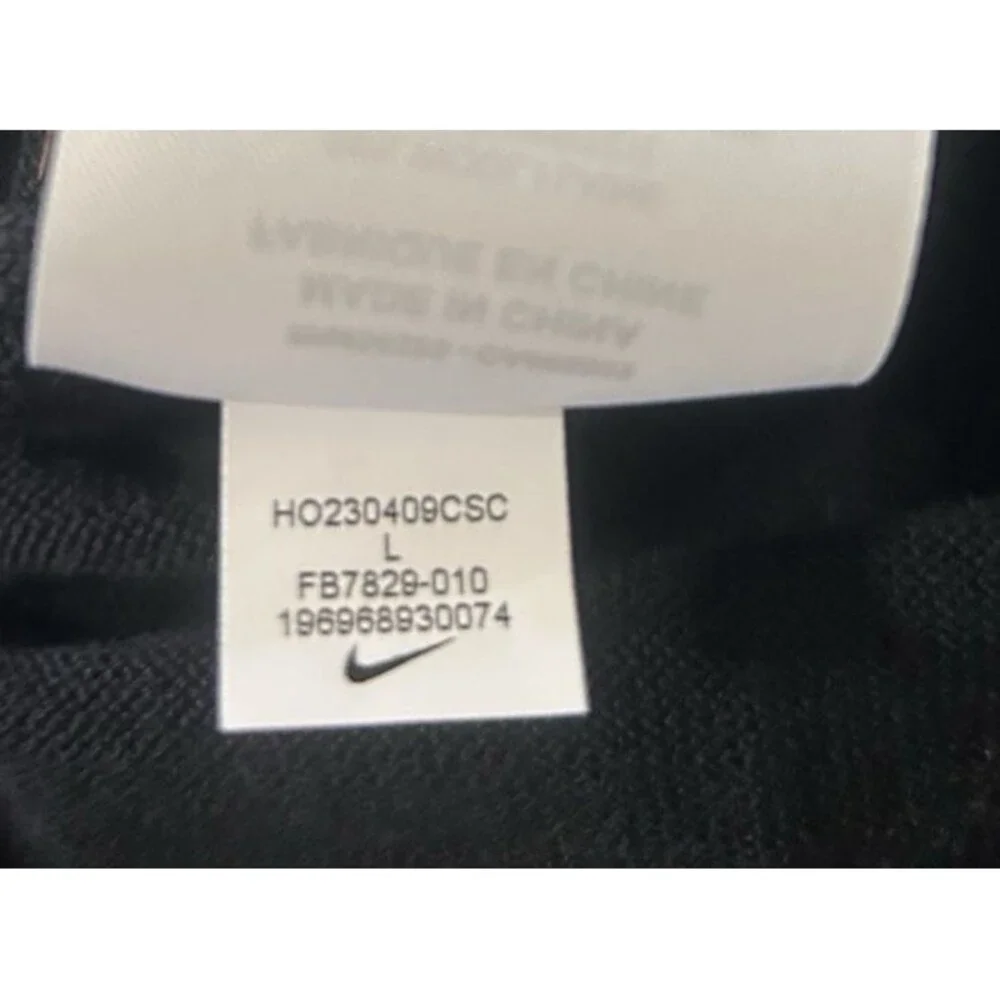 Nike Running Division Womens L Wool Blend  Mid Layer Sweater Black  FB7829-010